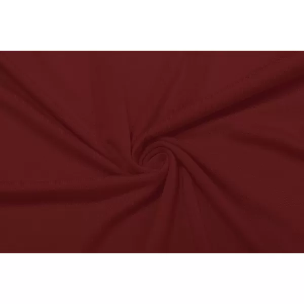 Herou Women Long Sleeve Crop Top Turtleneck Soft Lightweight Basic Slim Fit TopsWine