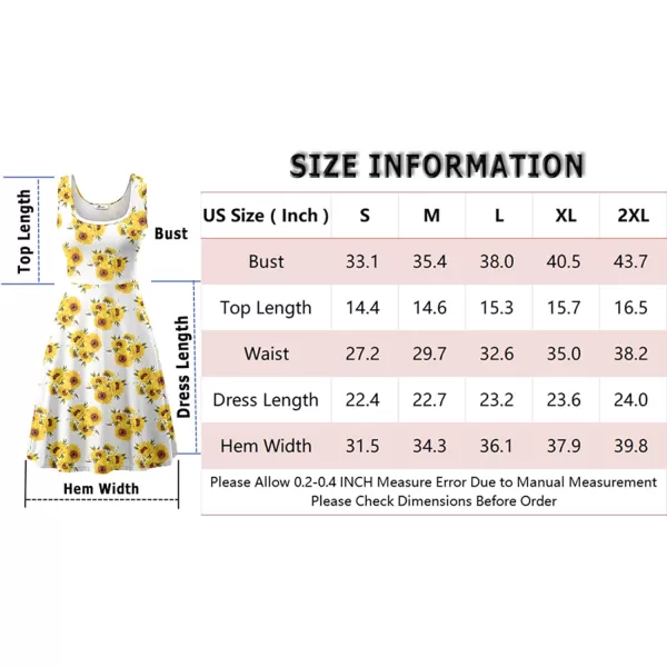 Herou Women Summer Casual Floral Sleeveless ALine Sun Dresses Flower5 MediumHerou Women Summer Casual Floral Sleeveless ALine Sun Dresses Flower5 Medium
