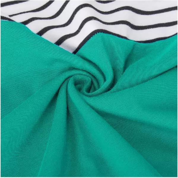 Herou Women Summer Casual Stitching Sleeveless ALine Sun Dresses Black White Striped Mint Green LargeHerou Women Summer Casual Stitching Sleeveless ALine Sun Dresses Black White Striped Mint Green Large