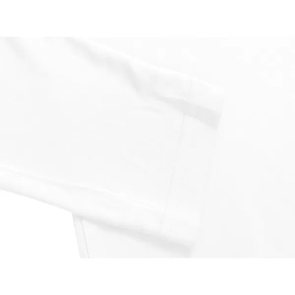 Herou Womens Long Sleeve Turtleneck Slim Fitted Lightweight Casual Active Layer Tops Shirts0white