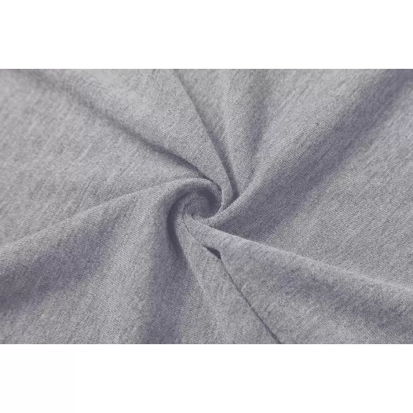 Herou Womens Long Sleeve Turtleneck Slim Fitted Lightweight Casual Active Layer Tops ShirtsLight Grey