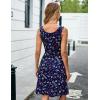 imageHerou Summer Beach Floral Dresses for Women A line Sleeveless Wide Strap High Waist Midi Tank DressAfloral22