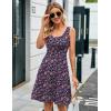 imageHerou Summer Beach Floral Dresses for Women A line Sleeveless Wide Strap High Waist Midi Tank DressAfloral28
