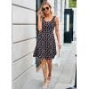 imageHerou Summer Beach Floral Dresses for Women A line Sleeveless Wide Strap High Waist Midi Tank DressFlower31b