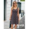 imageHerou Summer Beach Floral Dresses for Women A line Sleeveless Wide Strap High Waist Midi Tank DressFlower31b