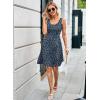 imageHerou Summer Beach Floral Dresses for Women A line Sleeveless Wide Strap High Waist Midi Tank DressFlower32b