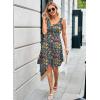 imageHerou Summer Beach Floral Dresses for Women A line Sleeveless Wide Strap High Waist Midi Tank DressFlower33b