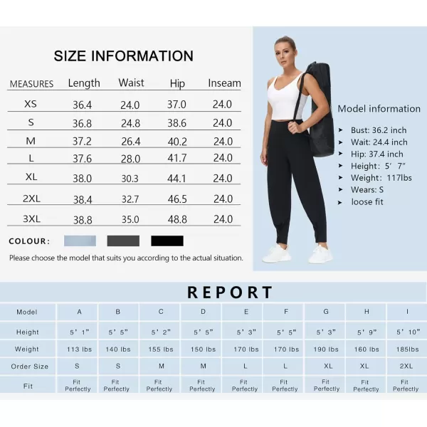 THE GYM PEOPLE Womens High Waist Loose Comfy Wide Leg Palazzo Yoga Pants Tummy Control Lounge Workout JoggersBlack