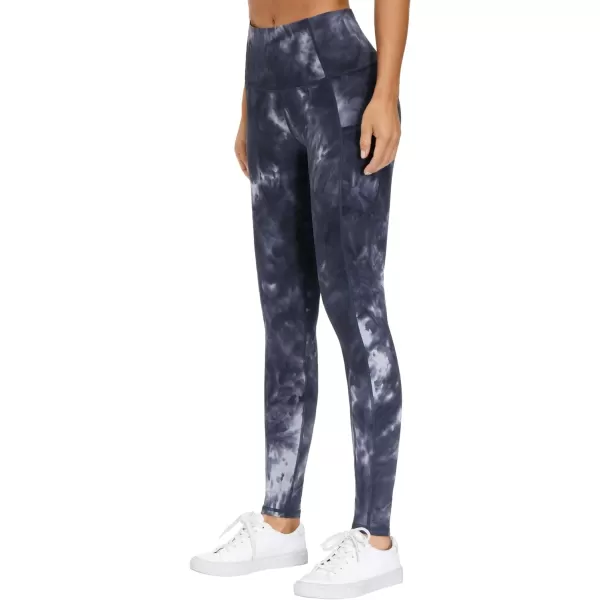 THE GYM PEOPLE Thick High Waist Yoga Pants with Pockets Tummy Control Workout Running Yoga Leggings for WomenBlackDark GreyWhite