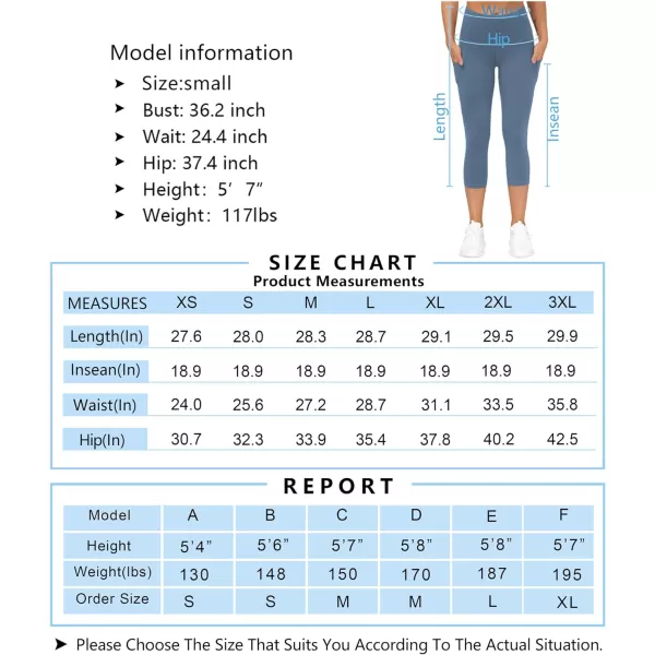 THE GYM PEOPLE Thick High Waist Yoga Pants with Pockets Tummy Control Workout Running Yoga Leggings for WomenCapris Black