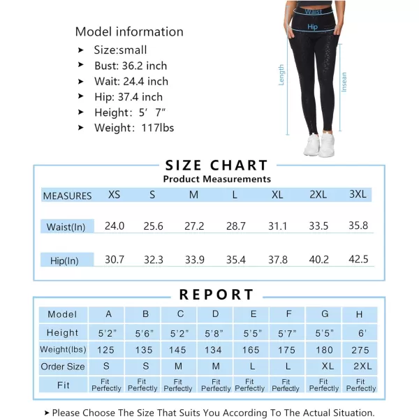 THE GYM PEOPLE Thick High Waist Yoga Pants with Pockets Tummy Control Workout Running Yoga Leggings for WomenDark Blue Green