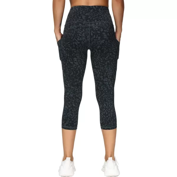THE GYM PEOPLE Thick High Waist Yoga Pants with Pockets Tummy Control Workout Running Yoga Leggings for WomenZcapris Graffiti