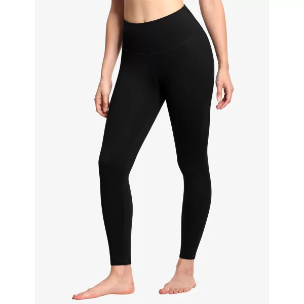 THE GYM PEOPLE Womens High Waist Workout Legging Soft Tummy Control Squat Proof Yoga Running PantsBlack