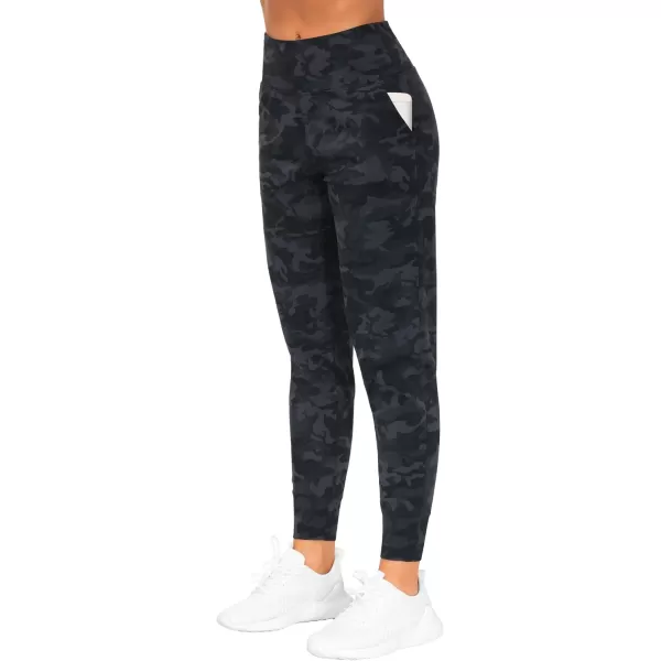 THE GYM PEOPLE Womens Joggers Pants Lightweight Athletic Leggings Tapered Lounge Pants for Workout Yoga RunningBlackgrey Camo