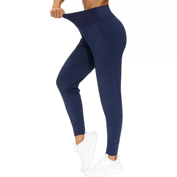 THE GYM PEOPLE Womens Joggers Pants Lightweight Athletic Leggings Tapered Lounge Pants for Workout Yoga RunningBlue
