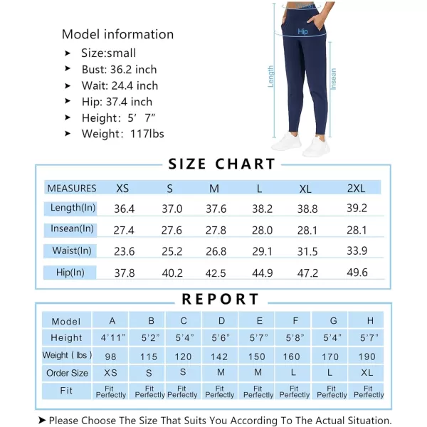 THE GYM PEOPLE Womens Joggers Pants Lightweight Athletic Leggings Tapered Lounge Pants for Workout Yoga RunningBlue