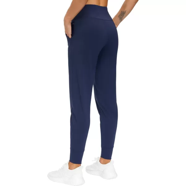 THE GYM PEOPLE Womens Joggers Pants Lightweight Athletic Leggings Tapered Lounge Pants for Workout Yoga RunningBlue