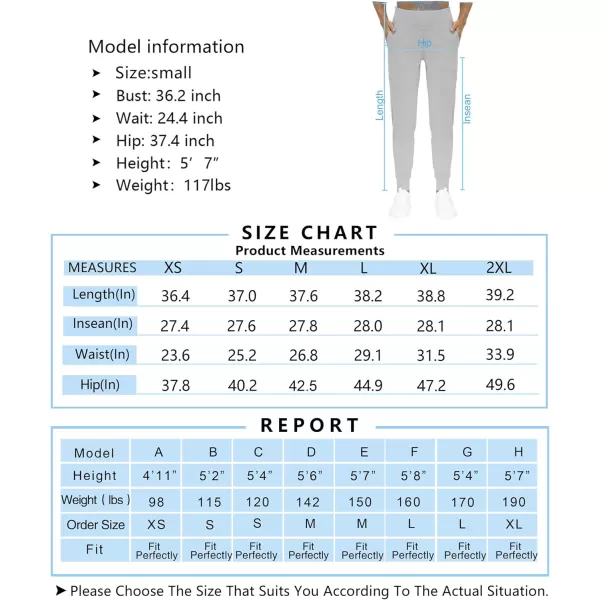 THE GYM PEOPLE Womens Joggers Pants Lightweight Athletic Leggings Tapered Lounge Pants for Workout Yoga RunningBright Grey