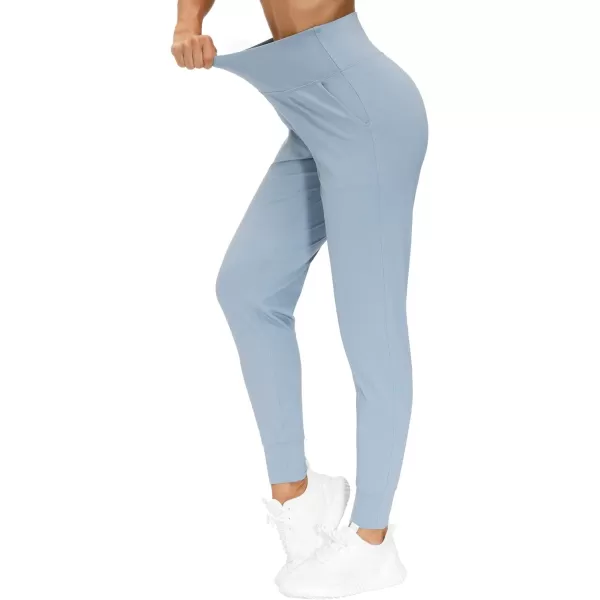 THE GYM PEOPLE Womens Joggers Pants Lightweight Athletic Leggings Tapered Lounge Pants for Workout Yoga RunningDenim Blue