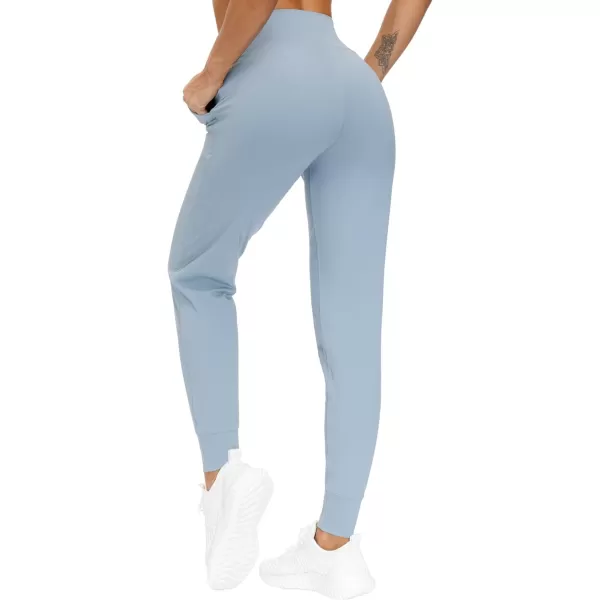 THE GYM PEOPLE Womens Joggers Pants Lightweight Athletic Leggings Tapered Lounge Pants for Workout Yoga RunningDenim Blue