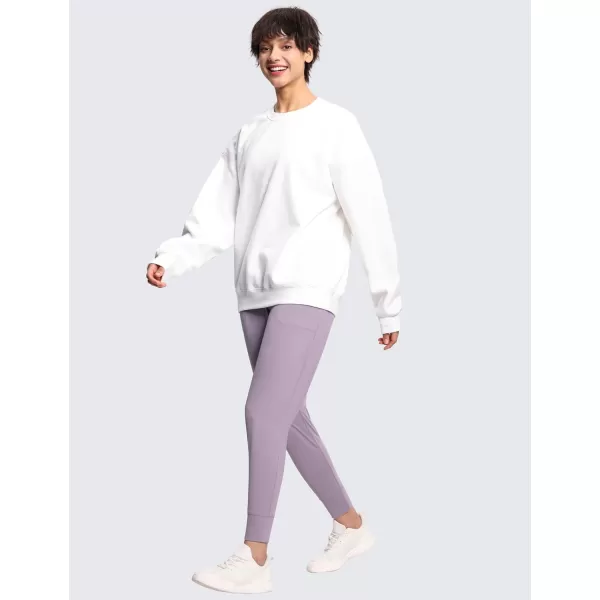 THE GYM PEOPLE Womens Joggers Pants Lightweight Athletic Leggings Tapered Lounge Pants for Workout Yoga RunningGrey Purple