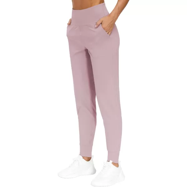 THE GYM PEOPLE Womens Joggers Pants Lightweight Athletic Leggings Tapered Lounge Pants for Workout Yoga RunningLight Purple