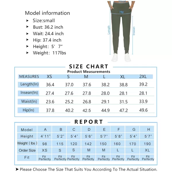 THE GYM PEOPLE Womens Joggers Pants Lightweight Athletic Leggings Tapered Lounge Pants for Workout Yoga RunningOlive Green