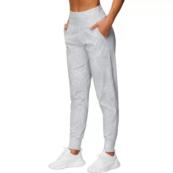THE GYM PEOPLE Womens Joggers Pants Lightweight Athletic Leggings Tapered Lounge Pants for Workout Yoga RunningTie Dye White