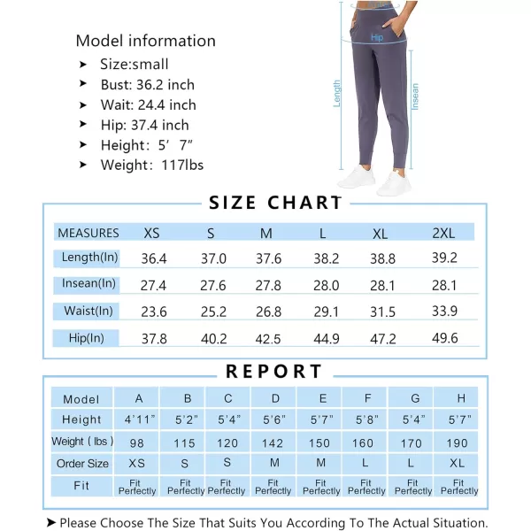THE GYM PEOPLE Womens Joggers Pants Lightweight Athletic Leggings Tapered Lounge Pants for Workout Yoga RunningVintage Purple
