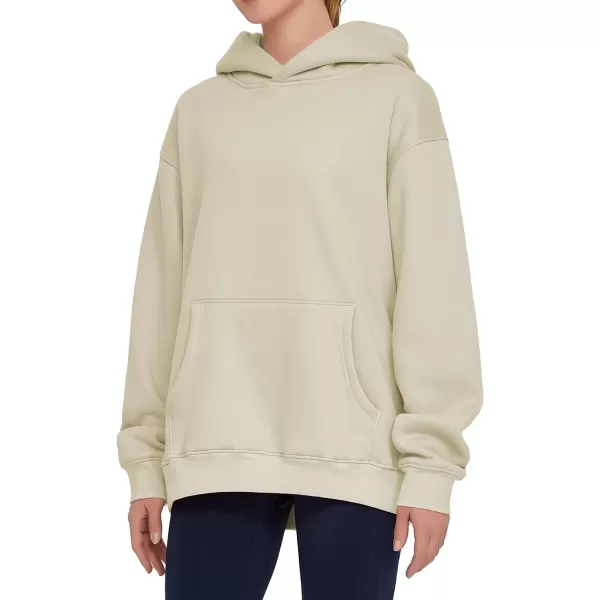 THE GYM PEOPLE Womens Oversized Hoodie Loose fit Soft Fleece Pullover Hooded Sweatshirt With PocketsKhaki
