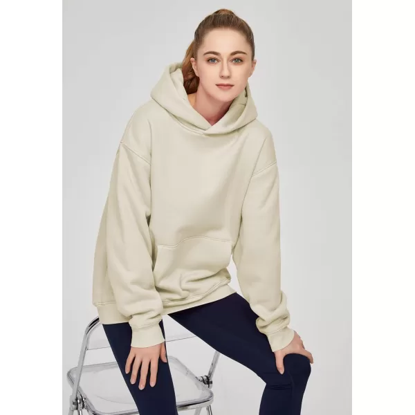 THE GYM PEOPLE Womens Oversized Hoodie Loose fit Soft Fleece Pullover Hooded Sweatshirt With PocketsKhaki