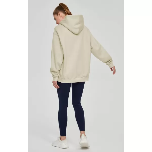 THE GYM PEOPLE Womens Oversized Hoodie Loose fit Soft Fleece Pullover Hooded Sweatshirt With PocketsKhaki