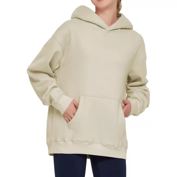THE GYM PEOPLE Womens Oversized Hoodie Loose fit Soft Fleece Pullover Hooded Sweatshirt With PocketsKhaki
