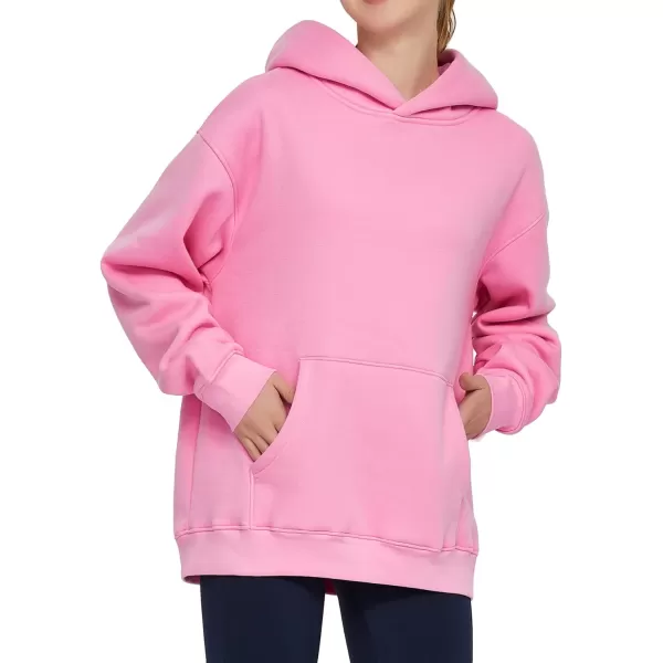 THE GYM PEOPLE Womens Oversized Hoodie Loose fit Soft Fleece Pullover Hooded Sweatshirt With PocketsPink