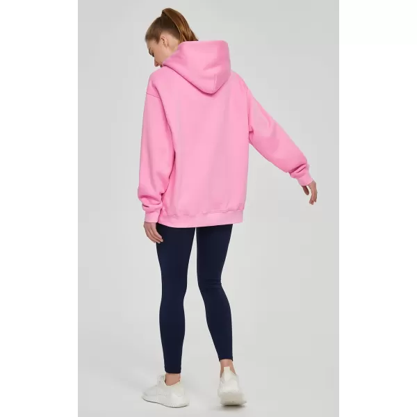THE GYM PEOPLE Womens Oversized Hoodie Loose fit Soft Fleece Pullover Hooded Sweatshirt With PocketsPink