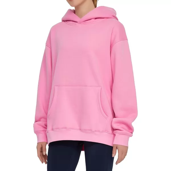 THE GYM PEOPLE Womens Oversized Hoodie Loose fit Soft Fleece Pullover Hooded Sweatshirt With PocketsPink