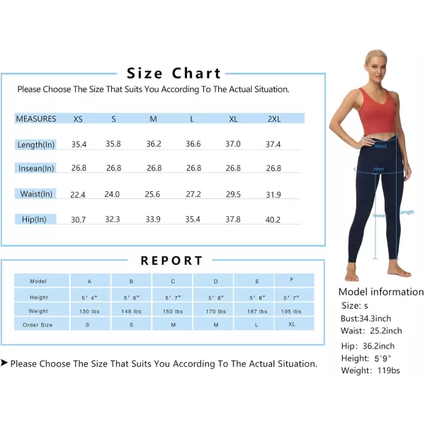 THE GYM PEOPLE Womens V Cross Waist Workout Leggings with Tummy Control and PocketsCharcoal Grey