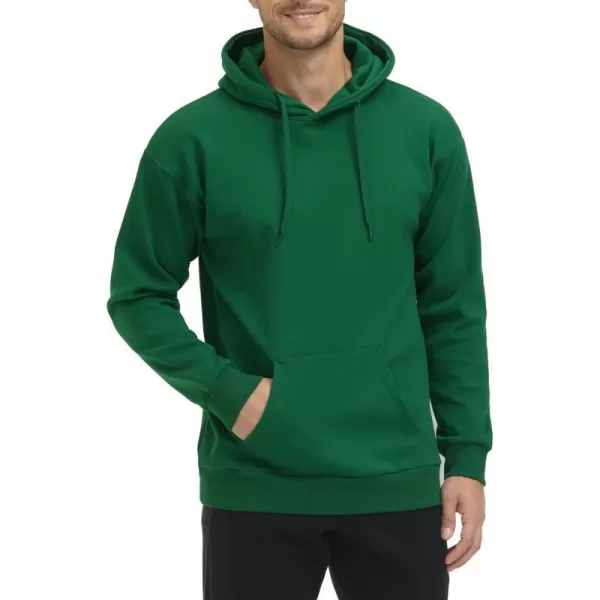 THE GYM PEOPLE Mens Pullover Hoodie in Loose fit Heavyweight Ultra Soft Fleece With PocketsGreen