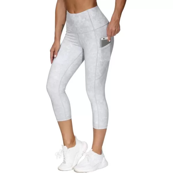 Z- Capris Tie Dye White