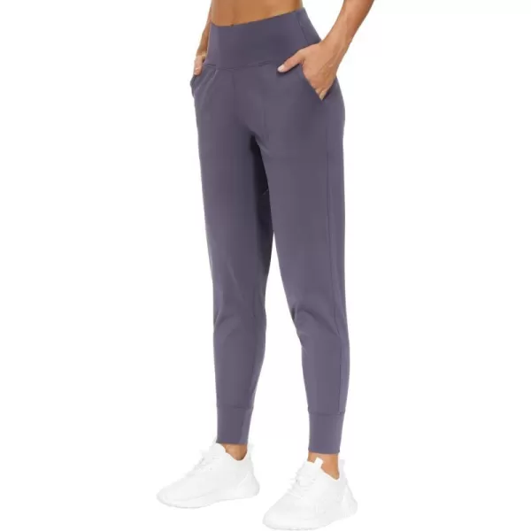 THE GYM PEOPLE Womens Joggers Pants Lightweight Athletic Leggings Tapered Lounge Pants for Workout Yoga RunningVintage Purple