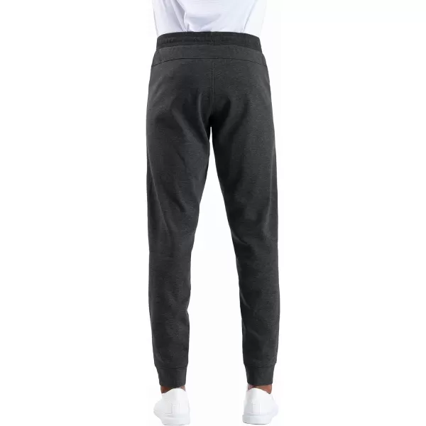 THE GYM PEOPLE Mens Fleece Joggers Pants with Deep Pockets in Loosefit StyleFleece Lined Dark Grey