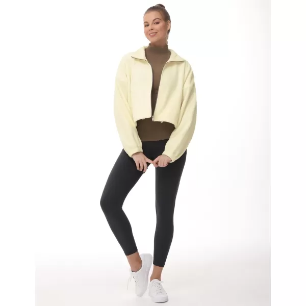 THE GYM PEOPLE Womens Mock Turtleneck Long Sleeve Shirts Fleece Thermal Underwear Pullover Tops with Thumb HoleBrown