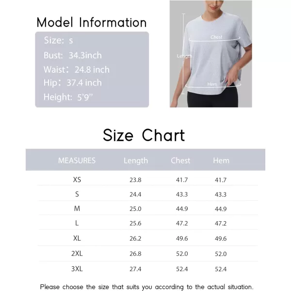 THE GYM PEOPLE Womens Short Sleeve Workout TShirts Back Loose Fit Running Yoga Tee TopsHeather Grey