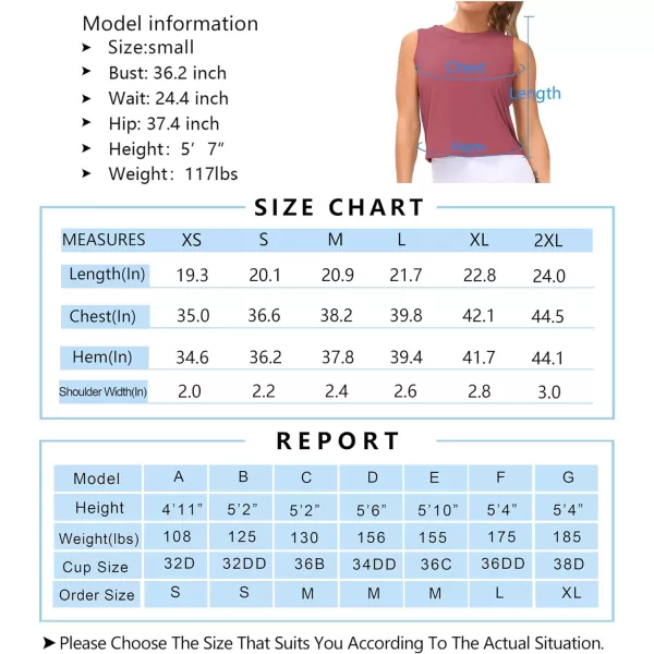 THE GYM PEOPLE Womens Workout Tops in Ice Silk Quick Dry SleevelessRose Red