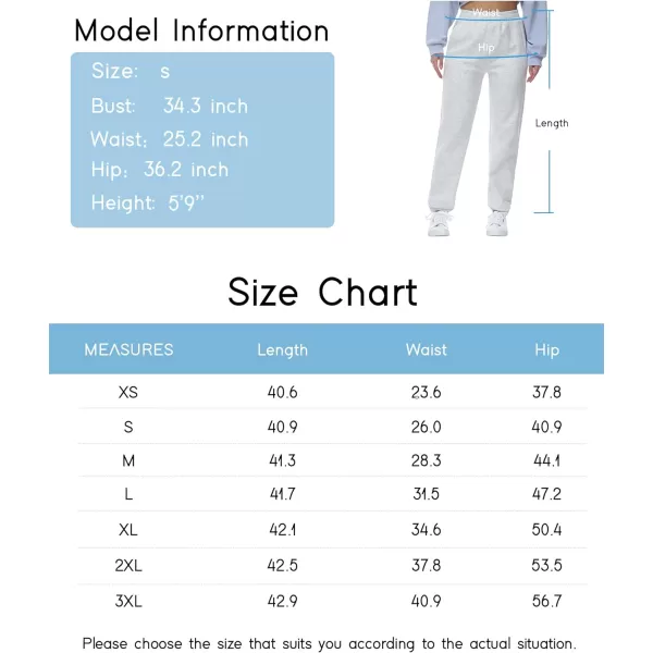 THE GYM PEOPLE Womens Baggy Cinch Bottom Sweatpants Lightweight Workout Joggers Pants with PocketsHeather White