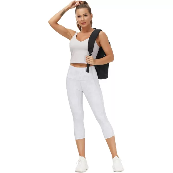 THE GYM PEOPLE Womens Sports Bra Longline Wirefree Padded with Medium SupportLight Grey