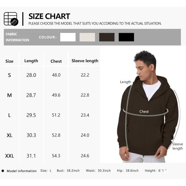 THE GYM PEOPLE Mens Full Zip Fleece Hoodie Jacket Loose Fit Soft Sweatshirts with Pockets DrawstringDark Grey