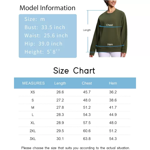 THE GYM PEOPLE Womens Fleece Pullover Sweatshirt Loose Boxy Lounge Long Sleeve Workout Shirt with PocketBlack