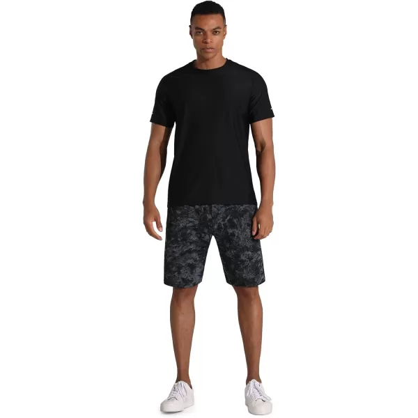 Mens Lounge Shorts with Deep Pockets Loosefit Jersey Shorts for RunningWorkoutTraining BasketballGraymarble
