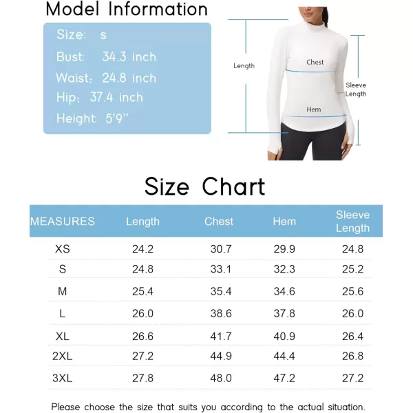 THE GYM PEOPLE Fleece Mock Turtleneck Pullover Base Layer Shirts Long Sleeve Workout Tops with Thumb HoleBeige